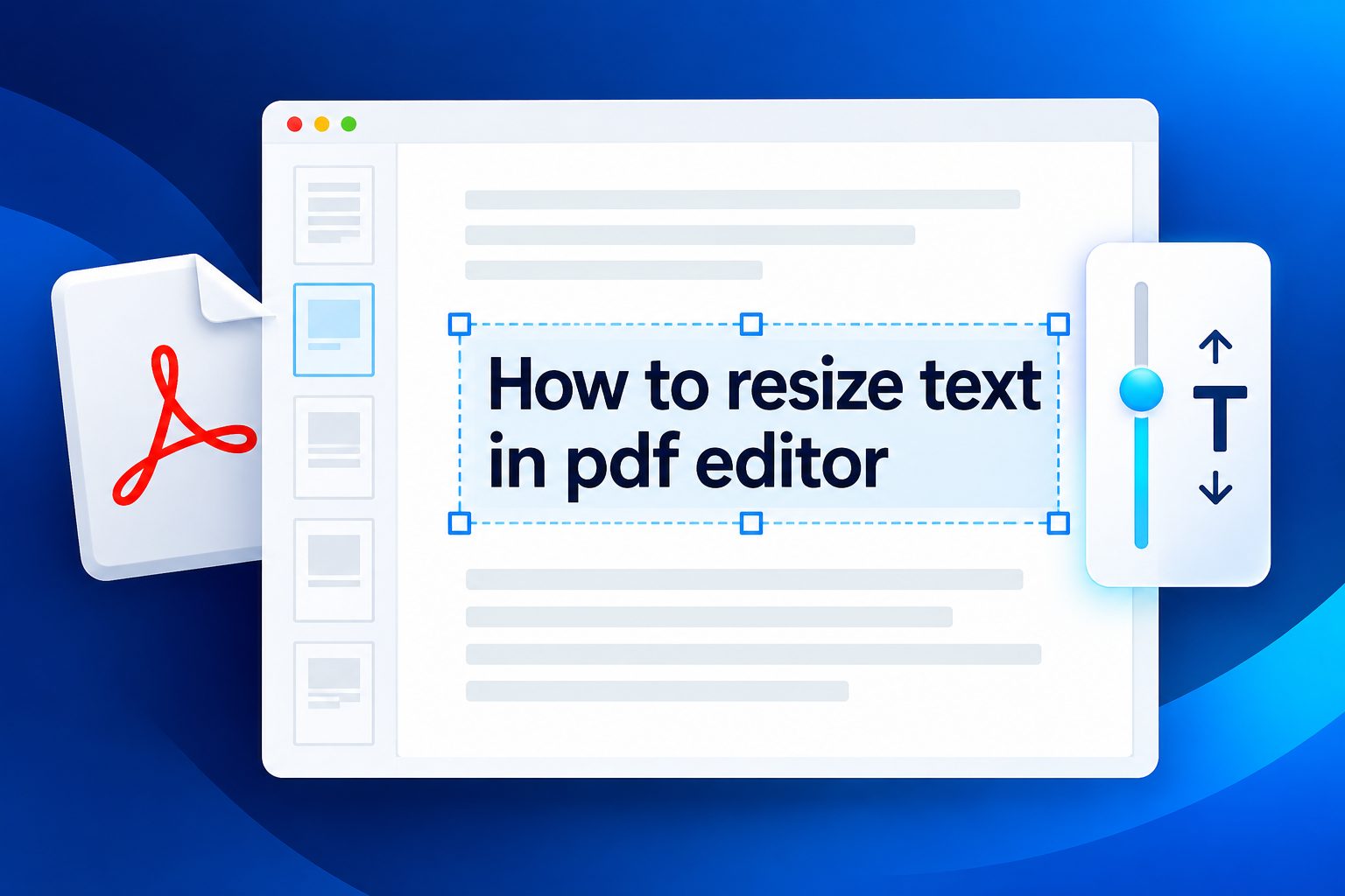 how-to-resize-text-in-pdf-editor-e2395 Resizing text in a PDF editor using font size controls
